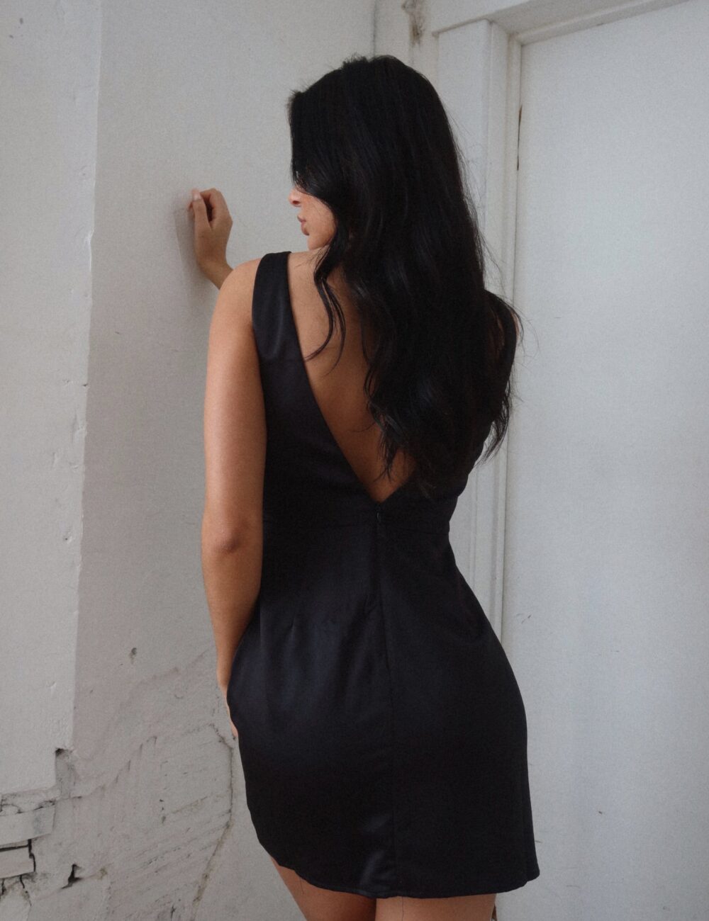 Karsyn Satin Corset Mini Dress - Image 8