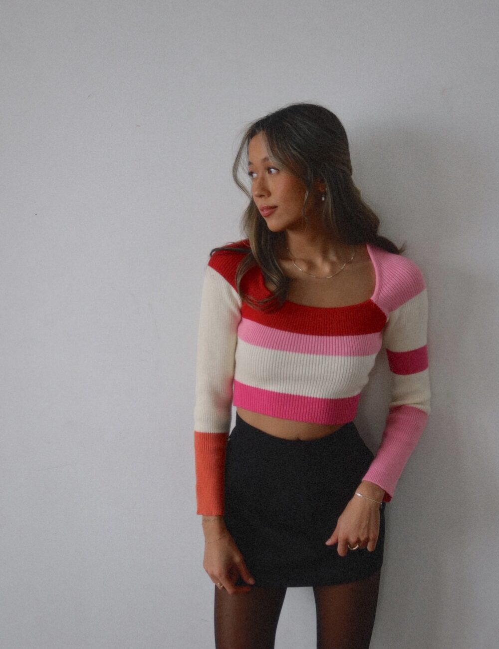 Penelope Long Sleeve Stripe Top - Image 3