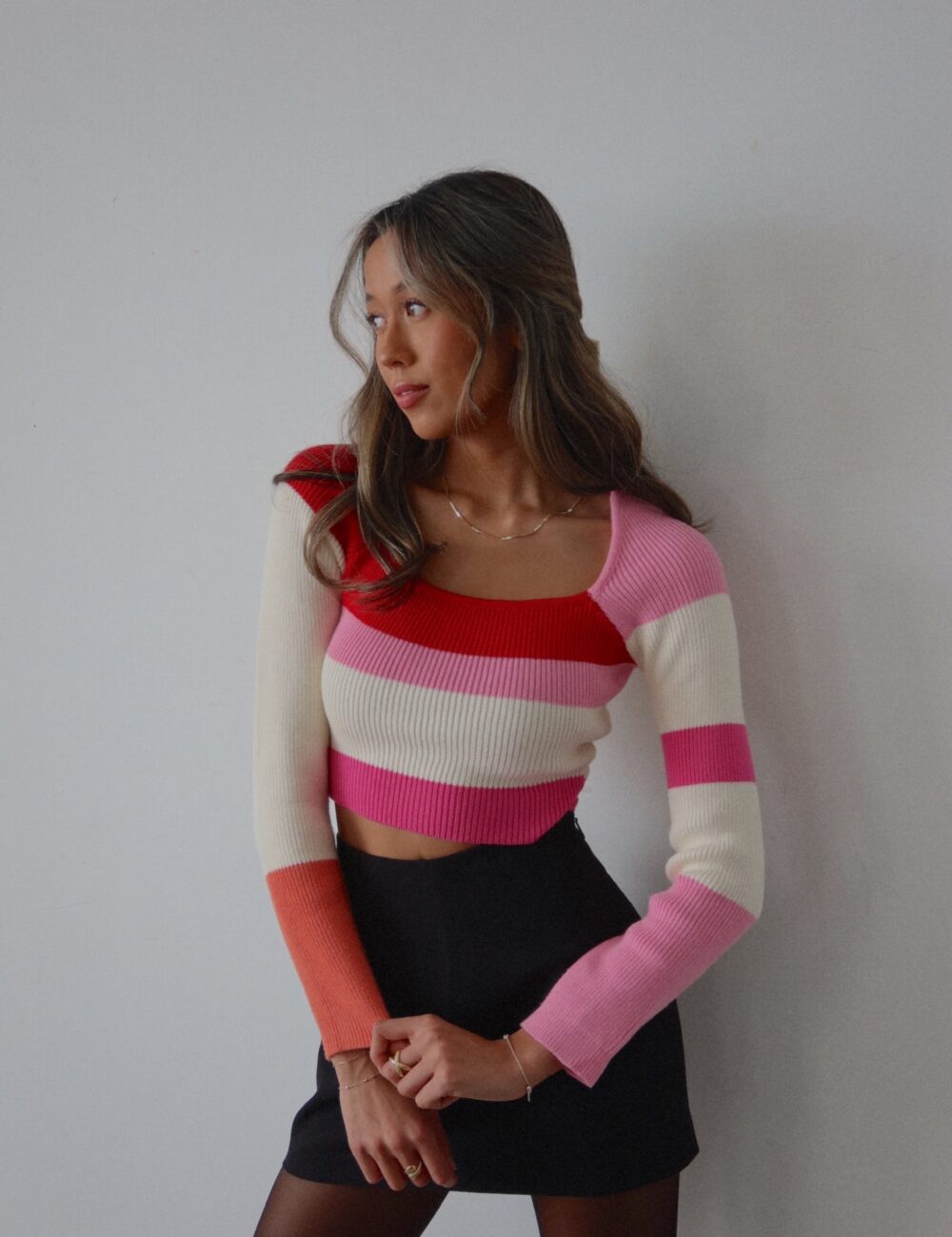 Penelope Long Sleeve Stripe Top